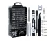 Instrumentu skrūvgriežu komplekts telefonu, planšetdatoru, pulksteņu utt. remontam, 115 gab. | Screwdriver Set for...