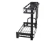 2 līmeņu virtuves plaukts organizators Loft Melns