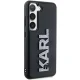 Karl Lagerfeld Samsung Galaxy S23 vāciņš 3D Rubber Glitter Logo, melns