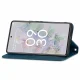 Google Pixel 6a Vintage Leather Skin-Touch Magnetic Case Book Cover, Blue | Telefona Vāciņš Maciņš Apvalks...