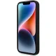 BMW ādas aizsargvāciņš iPhone 14 Pro Max BMHMP14XSLLNA Tumši zils