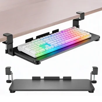 Maclean MC-839 zemgalda tastatūras plaukts, melns