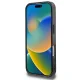 BMW Motosport IML Random Stripes vāciņš iPhone 16 Pro Max telefonam, melns