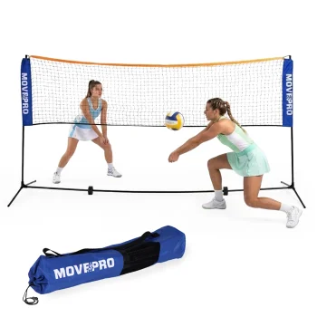 Movepro 3in1 Regulējams Tīkls Badmintonam, Volejbolam, Tenisam 305x140 cm