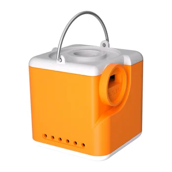 Flextail Nano Pump 5C1 portatīvais gaisa sūknis, oranžs