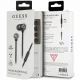 Guess GUEPWIBK 3.5mm vadu austiņas, melnas/sudraba