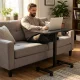 Mobilais galds portatīvajam datoram Modernhome, regulējams augstums, melns