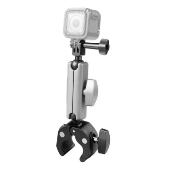 Puluz PU867B motocikla stiprinājums sporta kamerām (DJI, GoPro, Insta360), melns