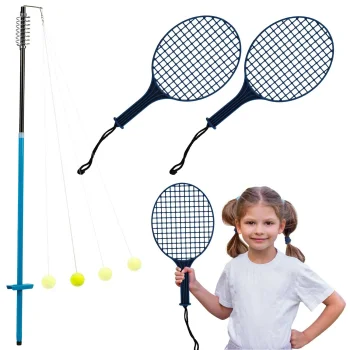 Neo-Sport NS-499 Speedball spēles komplekts ar 2 raketēm un bumbu