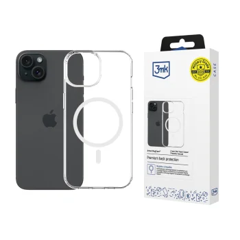 Telefona vāciņš 3mk Armor MagCase iPhone 15 Plus, caurspīdīgs