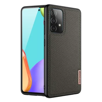 Dux Ducis Fino neilona auduma maciņš priekš Samsung Galaxy A72 4G, zaļš