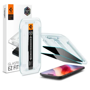 Apple iPhone 17 Air 6.5'' Spigen Glas.tr ”ez Fit” Privacy Tempered Glass 2-Pack | Ekrāna Aizsargstikls 2 gab.
