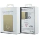 Guess MagSafe 4G Strassed Metal Logo bezvadu ārējais akumulators, 3000 mAh, 5W, zelta