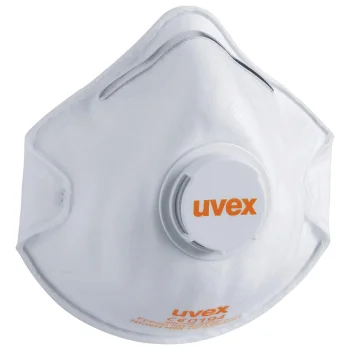 uvex silv-Air class.2210 FFP2 respirators ar vārstu, 3 gab., balts