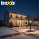 Izoxis LED lāsteku virtene 300 LED 15m IP44, silti balta