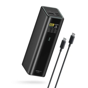 Cuktech PB200U ārējais akumulators 20000mAh 210W 2x USB-C USB-A melns