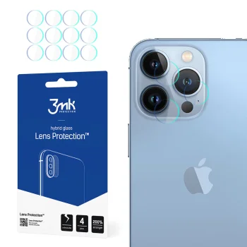 3mk Lens Protection hibrīdstikls iPhone 13 Pro Max kameras lēcai