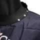 Activeshop J-456 Frizieru apmetnis ar gumijas apkakli Melns