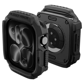 Aizsargvāciņš Spigen Rugged Armor priekš Apple Watch 46 mm, matēts melns