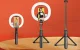 Puluz Selfija Nūja Kāts Statīvs Tripods Bluetooth ar 16 cm LED Riņķa Lampu un Telefona Turētāju | Selfie Stick...