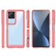 Outer Space Case hibrīda vāciņš Xiaomi Poco F4 5G ar TPU rāmi, sarkans