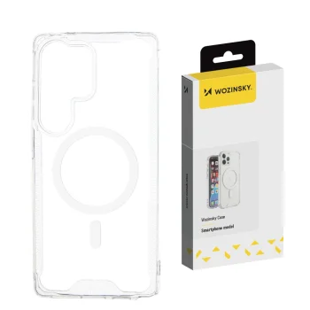 Wozinsky Clear Corner Case MagSafe vāciņš Samsung Galaxy S24 FE, caurspīdīgs