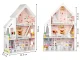 Ecotoys koka leļļu māja XXL Rezydencja Pudrowa