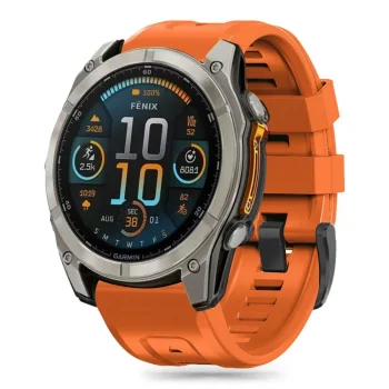 TECH-PROTECT SILICONE GARMIN FENIX 5S / PLUS 6S PRO 7S 8 (43 MM) ORANŽS | ORANGE