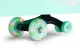 Ecotoys bērnu gravitācijas auto ar LED riteņiem, zaļš