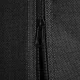 Ruhhy saliekams auduma skapis 170x170 cm, melns