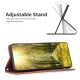 Xiaomi 13 Geometric Pattern Leather Stand Case Cover, Coffee | Vāks Maciņš Maks Grāmatiņa Apvalks