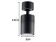 Grozāms jaucējkrāna aerators, regulējams, 5.5x2 cm