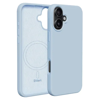 Etteri Silicone Mag vāciņš Apple iPhone 16 (6.1"), gaiši zils