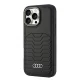 Audi tālruņa vāciņš iPhone 16 Pro Max 6.9\" Synthetic Leather MagSafe, melns