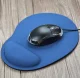 Ergonomiska peles paliktnis ar putu polsterējumu, zils