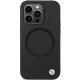 BMW iPhone 14 Pro Max vāciņš Signature Liquid Silicone MagSafe, melns