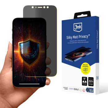Ekrāna aizsargplēve 3mk Silky Matt Privacy, Apple iPhone 12 Mini