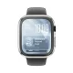 AmazingThing Radix aizsargstikls ar vāciņu Apple Watch Series 11 46mm, caurspīdīgs