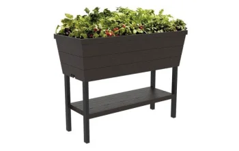 Puķu pods Keter Urban Bloomer XL ar laistīšanas sistēmu, 113 x 46 x 78 cm, pelēks