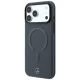 Mercedes Leather 3D MagSafe vāciņš iPhone 18 Pro / 17 Pro, antracīta