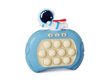 Elektroniskā Pop It spēle Astronauts bērniem, zila