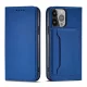 Magnet Card Case iPhone 13 Pro maciņš ar statīvu un karšu nodalījumu zils