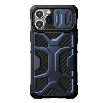 Nillkin Adventruer Case vāciņš iPhone 13 Pro ar kameras aizsargu, Zils