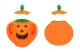 Kruzzel Ķirbja kostīms bērniem, 3 daļas, oranžs