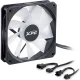 ADATA XPG VENTO R 120 ARGB reversie ventilatori, 120mm, melni, 3 gab.