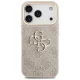 Guess 4G Classic Logo Big Strap Metal Buttons vāciņš iPhone 17 Pro, rozā