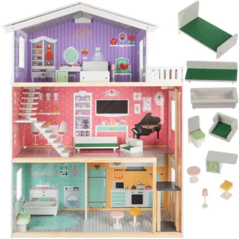 Kruzzel Koka leļļu māja, 114 cm | Dollhouse