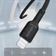 Dudao L9X 30W USB-C uz Lightning kabelis 2m, melns