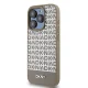 DKNY iPhone 15 Pro vāciņš Leather Printed Pattern Metal Logo MagSafe, brūns