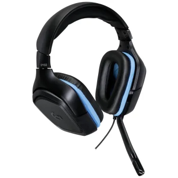 Logitech G432 Vadu spēļu austiņas Melnas/Zilas